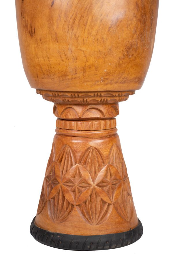 Djembe Africano Sin Montar Lenke, 33x68cm - Imagen 2